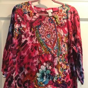 Chicos multicolored patterned tunic